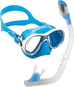 Cressi - Marea Junior Masque de Plongée Enfant 6-13 Ans   Minidry Tuba Snorkeling Plongée Enfant