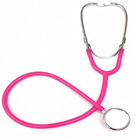 Pro Single Head EMT Doctor Nurse Vet Medical Student Health Blood Stethoscope (Pink)
