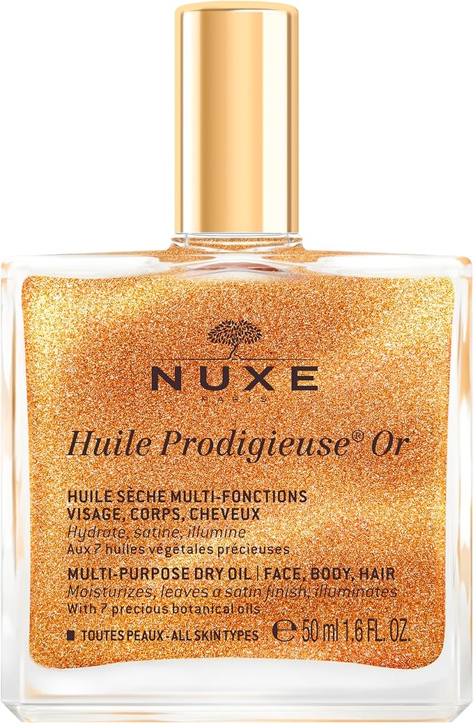 Nuxe - Huile Prodigieuse Golden Shimmer Face and Body Oil 50 ml (Pack of 1) bronze