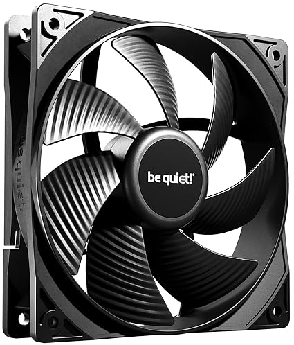 be quiet! Pure Wings 3 120mm Quiet PWM Case Fan | High Top-end Speed with Low Minimum RPM | Extraordinary air Pressure | BL105