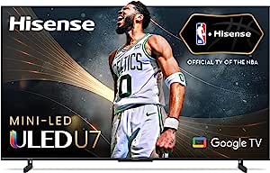 Hisense 85U78KM- 85" Mini-LED 4K ULED 144 Hz Google TV with Quantum Dot Technology Hi-View Engine, Dolby Vision Atmos, IMAX Enhanced Smart TV with HDR10, HDRI0 , HLG (Canada Model) 2023