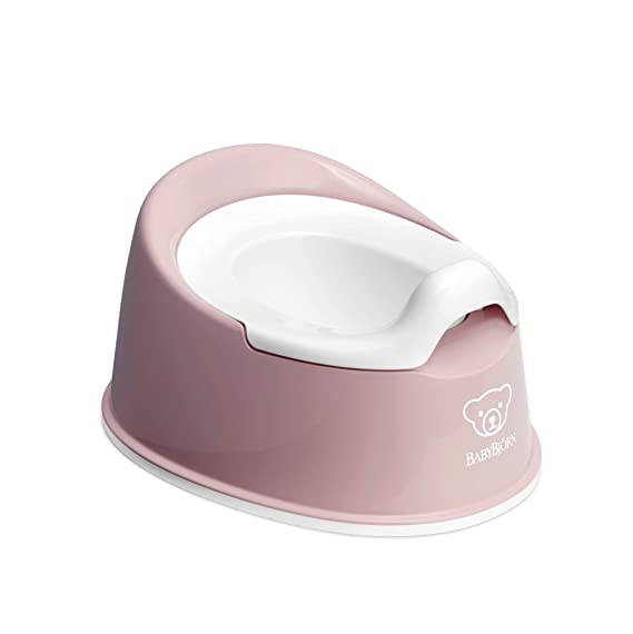 BabyBjörn 051264US Smart Potty, Powder Pink/White