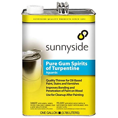 SUNNYSIDE CORPORATION 870G1 1-Gallon Pure Gum Spirits Turpentine