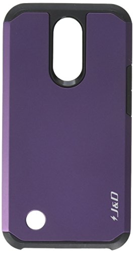 LG K20 V Case, J&D [ArmorBox] [Dual Layer] Hybrid Shock Proof Protective Rugged Case for LG K20 V, LG K20 Plus, LG Harmony, LG K10 (Release in 2017), LG V5, LG Grace - Purple