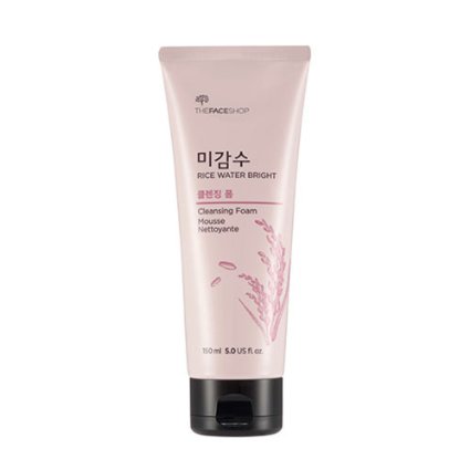 Korean Cosmetics, The Face Shop, Rice Water Bright Cleansing Foam 150ml