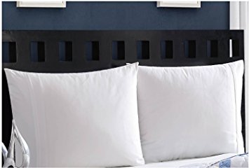 MarCielo Pillow Cases, 2 Piece Set King Size Pillowcase, 100% Brushed Microfiber Pillow covers, Ultra Soft Wrinkle Free Stain Resistant, White, King