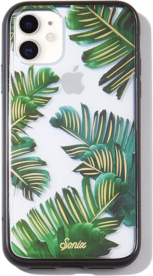 Sonix Bahama Case for iPhone 11 [Military Drop Test Certified] Protective Palm Leaves Clear Case for Apple iPhone XR, iPhone 11