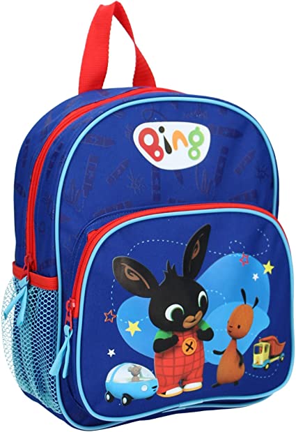 Bing Children's Backpack – Black Rabbit – Blue