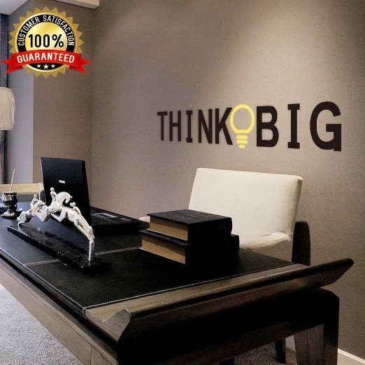 Best Quote Wall Decal From Wall Makers. inspirational wall decals. Premium, Eco-friendly, BSCI and SGS Approved. Bring Your Walls to Life with A Vision for Decor Now! (Medium)