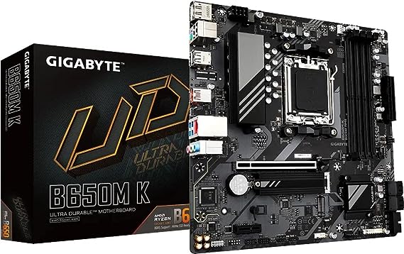 Gigabyte B650M K (Socket AM5/B650/DDR5/S-ATA 6Gb/s/Micro ATX)