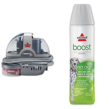 Cleaning Pet Boost Bundle - SpotBot Pet Spot and Stain Cleaner   Bissell Pet Oxy Boost