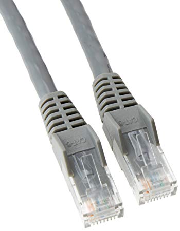 Tripp Lite Cat6 Gigabit Snagless Molded Patch Cable (RJ45 M/M) - Gray, 50-ft.(N201-050-GY)