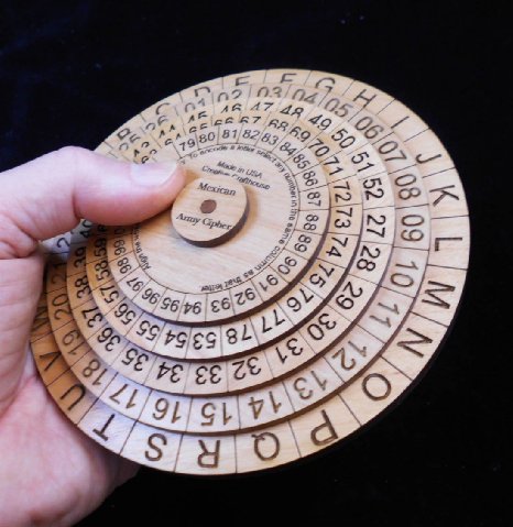 Mexican Army Cipher Disks - Historical, Powerful, Useful Encryption Machine