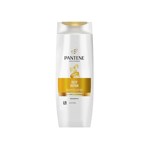 Pantene  Hair Science Deep Repair Shampoo 75ml with Pro-Vitamins & Vitamin B to repair & protect severely damaged hair,for all hair types, shampoo for women & men, shampoo for damaged hair