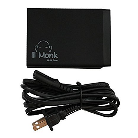 lil Monk Portable 50W 10A 6-Port USB Hub Charger High-Speed Electronic Desktop USB Charger For iPhones iPad & Smart Phone