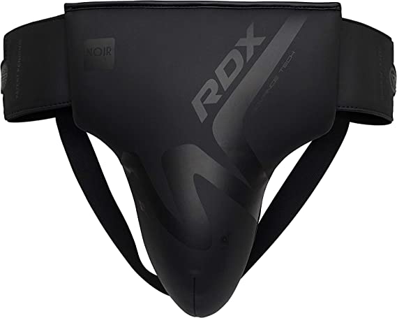 RDX Groin Guard for Boxing, MMA Training - Convex Skin Leather Abdo Gear for Muay Thai, Martial Arts, Sparring & Fighting - Abdominal Protector for Men - Jock Strap for Kickboxing, Taekwondo & BJJ