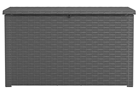 Keter 243529 Java XXL 230 Gallon Outdoor Storage Deck Box, Grey