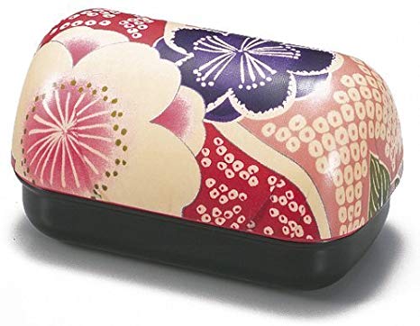 JapanBargain 1947 Japanese Yuzen Lunch Bento Box, BentoBox, Pink