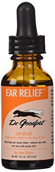 Dr. Goodpet Homeopathic Ear Health Formula for Dogs & Cats, Small