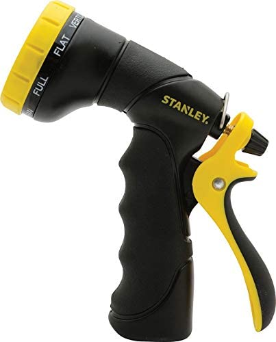 Stanley Accuscapeª ProSeries 8 Pattern Heavy Duty Nozzle Spray Gun, Black/Yellow