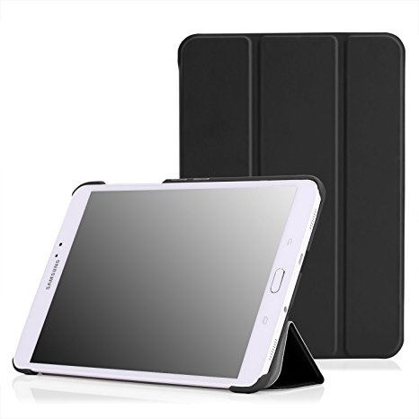 MoKo Samsung Galaxy Tab S2 / S2 Nook 8.0 Case - Ultra Slim Lightweight Smart-shell Stand Cover Case With Auto Wake / Sleep for Samsung Galaxy Tab S2 / S2 Nook 8.0 inch Tablet, BLACK