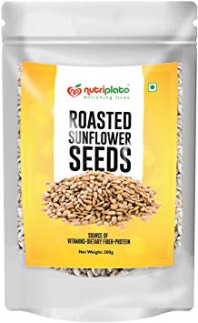 Nutriplato-enriching lives Roasted Sunflower Seeds, 300g