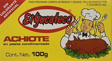 El Yucateco Achiote Red Paste, 3.5 oz.