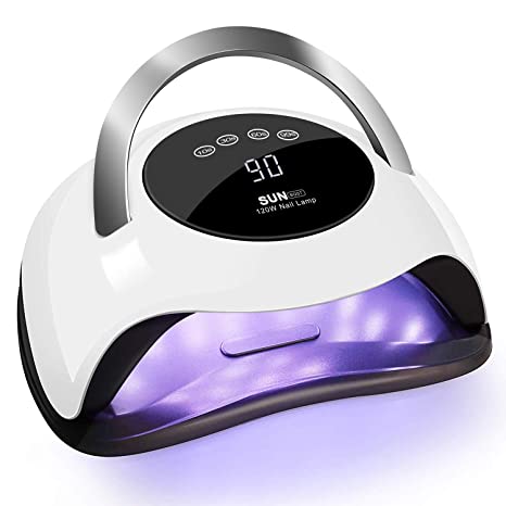 2020 Newest UV LED Nail Lamp,BEENLE 120W Nail Lamp Nail Dryer for Gel Polish With 4 Timer Setting, Faster Portable Handle Curing Gel Lamp