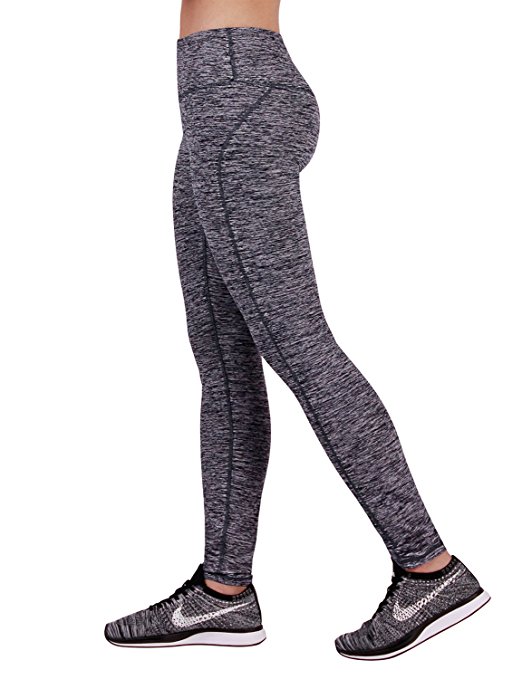 ODODOS Power Reflex Yoga Pants Tummy Control Workout Running 4 way Stretch Yoga Pants With Hidden Pocket