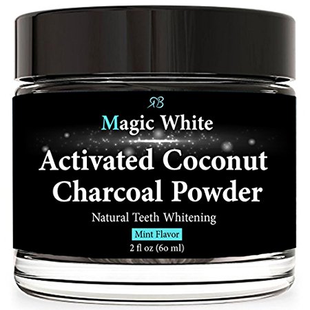 Teeth Whitening Charcoal Powder 100% Natural - with Organic Activated Coconut