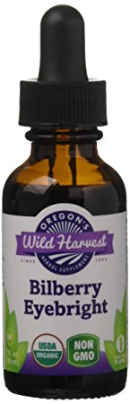 Oregon's Wild Harvest Bilberry Eyebright Organic Extract, 1 Fluid Ounce