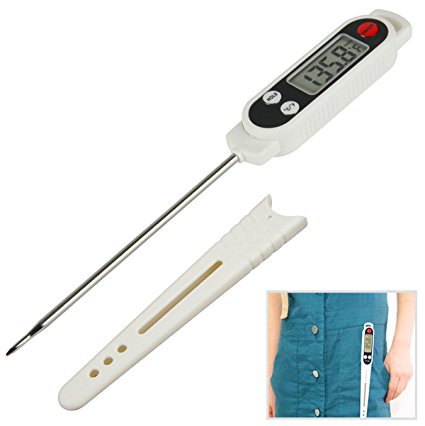 Meat Thermometer Super Fast Digital Thermometer,Asunnyhome Instant Read Cooking Thermometer,thermometer for Candy, Cooking, Kitchen, BBQ