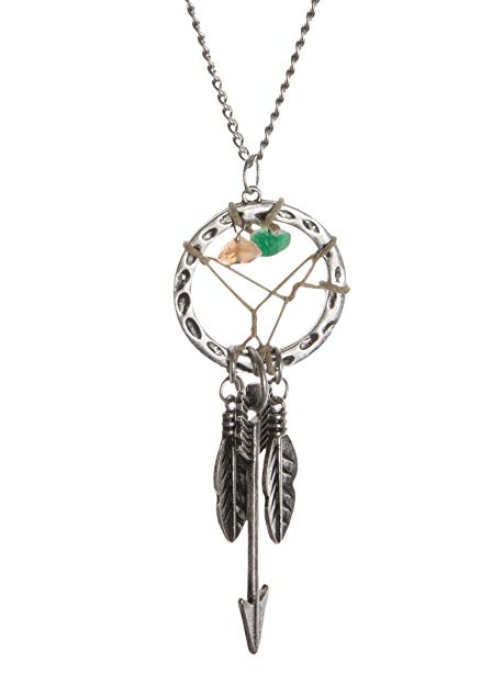 SPUNKYsoul Bohemia Dreamcatcher Pendant Long Feather & Arrow Necklace Collection