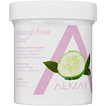 Oil-Free Eye Makeup Remover Pads by Almay for Unisex - 80 Pc pads