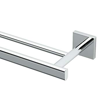 Gatco 4054 Elevate 24" Double Towel Bar, Chrome