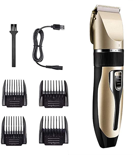 VASLON Cawbing Hair Trimmer for Men Cordless,Hair Clipper Grooming Low Noise Titanium Ceramic Blade Barber Grooming Cutter Kit for Men Women Baby