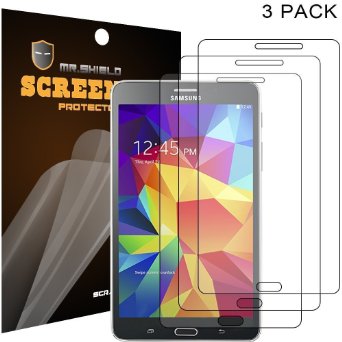 Mr Shield For Samsung Galaxy Tab 4 7.0 7inch Premium Clear Screen Protector [3-PACK] with Lifetime Replacement Warranty