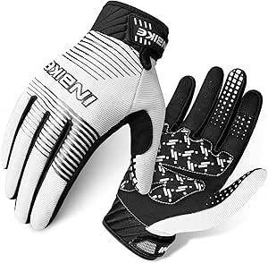 INBIKE Mens Mountain Bike Gloves Breathable Stretchy Touch Screen Wear-Resistant Outdoor Sports for Cycling Biking Bicycle