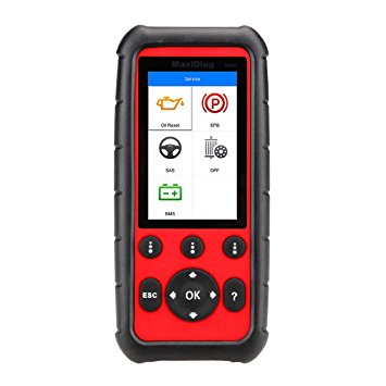 Autel MaxiDiag MD808 Vehicle Code Reader Professional Service Scan Tool for Engine/Transmission/SRS /ABS /EPB/ Oil Reset/ DPF/SAS and BMS with Life-time Online Update