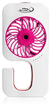 Best Misting Fan - Mini Personal Handheld Portable Cooling Humidifier with USB Power Cord and Adapter by JZK
