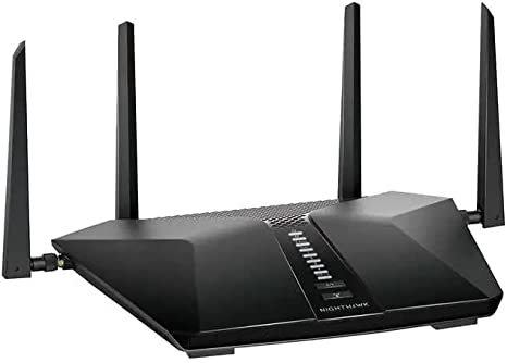 NETGEAR Nighthawk AX5400 WiFi 6 Router with One Year Advanced Internet Security Included, RAX54S-100NAS