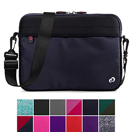 Kroo Laptop Sleeve Tablet Bag, Water Resistant Neoprene Notebook Computer Carrying Cover for Apple MacBook, Microsoft Surface, Chromebook