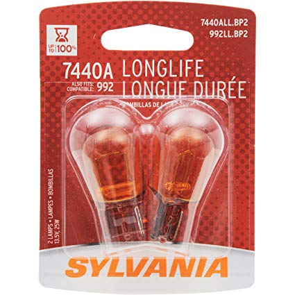 SYLVANIA 7440A Long Life Miniature Bulb (Contains 2 Bulbs)