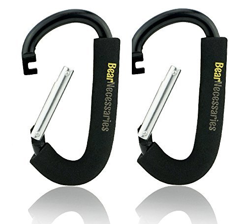 Handy Stroller Hook, Clips On Any Baby Stroller Or Infant Car Seat, Secure Purses And Diaper Bags 2 Pack