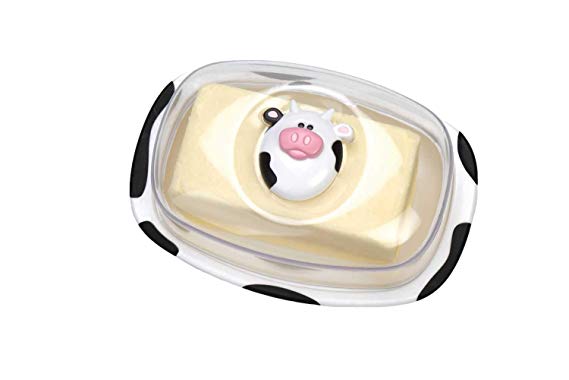 Joie Moo Moo Butter Keeper, Cow Butter Dish