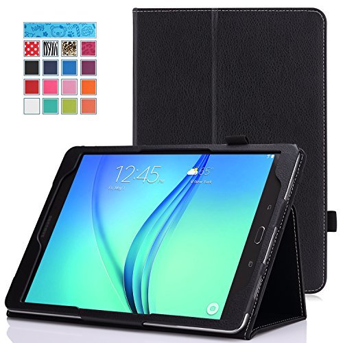 MoKo Samsung Galaxy Tab A 97 Case - Slim Folding Cover Case for Samsung Galaxy Tab A 97 With Auto WakeSleep and Stylus Pen Loop BLACK