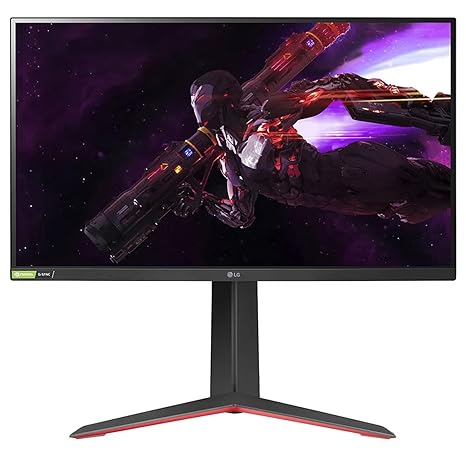 LG 32" Ultragear™ IPS UHD (2560 X 1440) Gaming Monitor, Incredible Speed @1ms (GtG), 165Hz, NVIDIA G-Sync™ and AMD FreeSync Premium, Height/Pivot/Tilt Adjustment, HDMI, DP, HP Out, 32GP750 (Black)