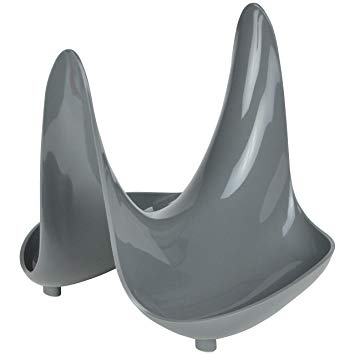 Hutzler 3707GY Spoon Rest pot lid stand, one size, Gray