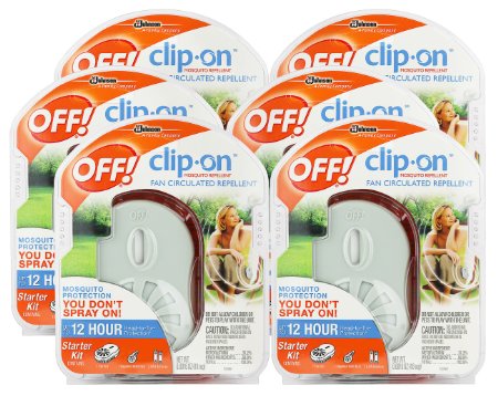 Off! Clip on Mosquito Repellent, (Pack of 6)