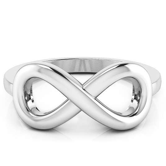 925 Sterling Silver Infinity Symbol Ring Wedding Band